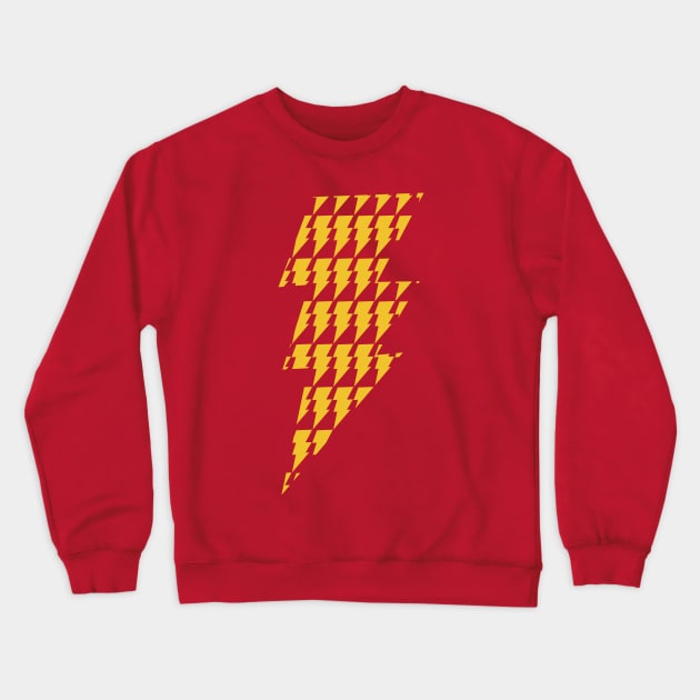 Shazam Lightning Logo Crewneck Sweatshirt by Heroified